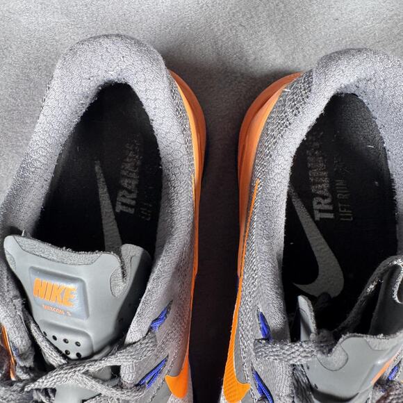 Nike Metcon 3 Shoes Mens Size 8.5 Gray Orange Blue Training CrossFit 852928-003 - Picture 7 of 11